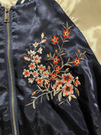 Japanese Embroidery Satin Women Jacket
