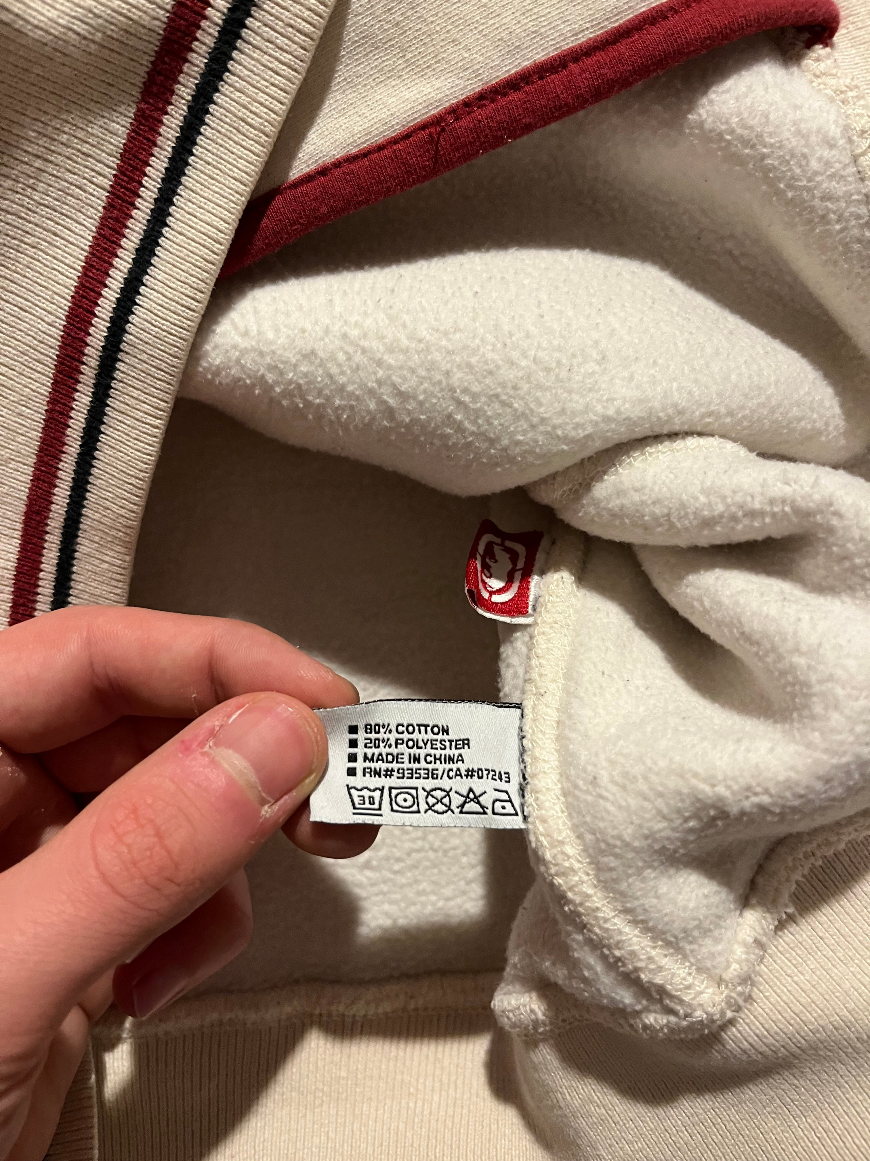 White/Oatmeal Ecko Zip Hoodie