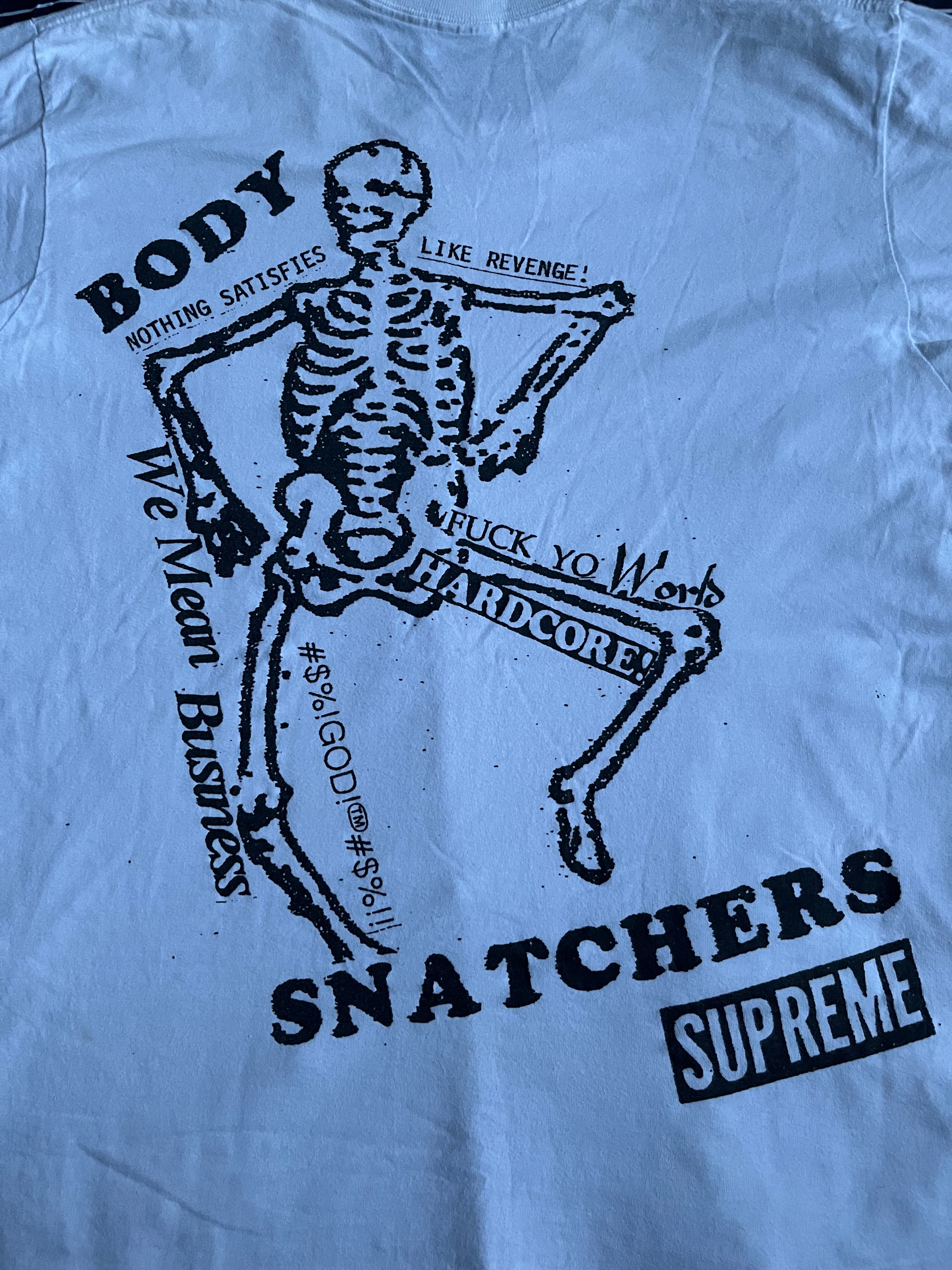 White Supreme Snatchers ss23 Tee